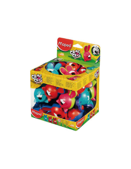 SACAPUNTAS MAPED PLASTICO CROC CROC INNO 1 USO