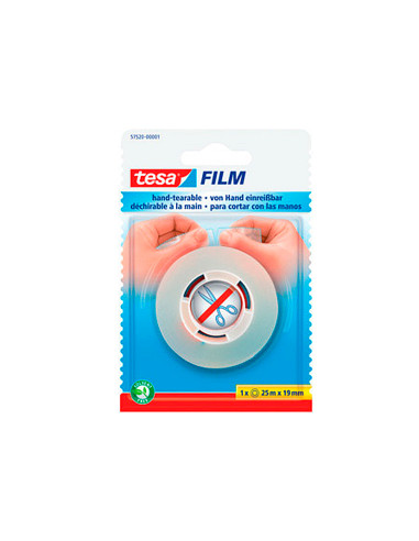 CINTA ADHESIVA TESAFILM SIN TIJERAS...