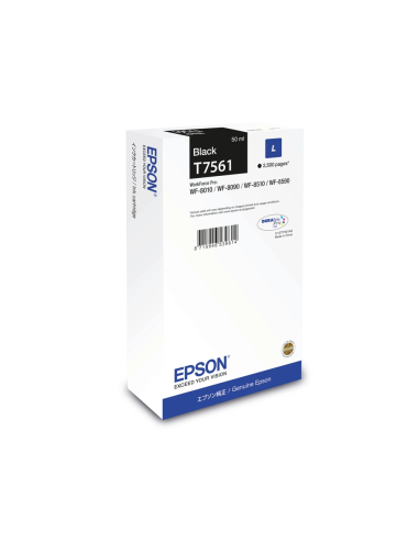 INK-JET EPSON T7561 NEGRO L WF-8010DW...