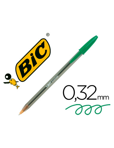 BOLIGRAFO BIC CRISTAL ORIGINAL TINTA...