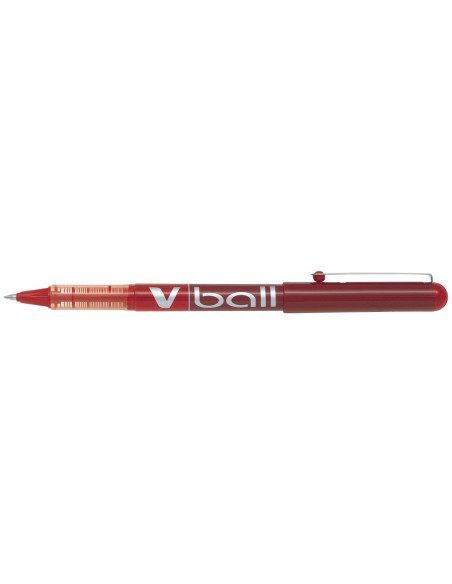 ROTULADOR PILOT ROLLER V-BALL ROJO 0.5 MM