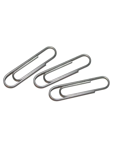 CLIPS NIQUELADOS Nº 2  32MM 100UDS.